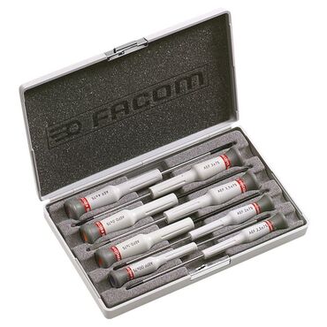 Case with 8 micro-tech screwdrivers type no. AEF.J6
